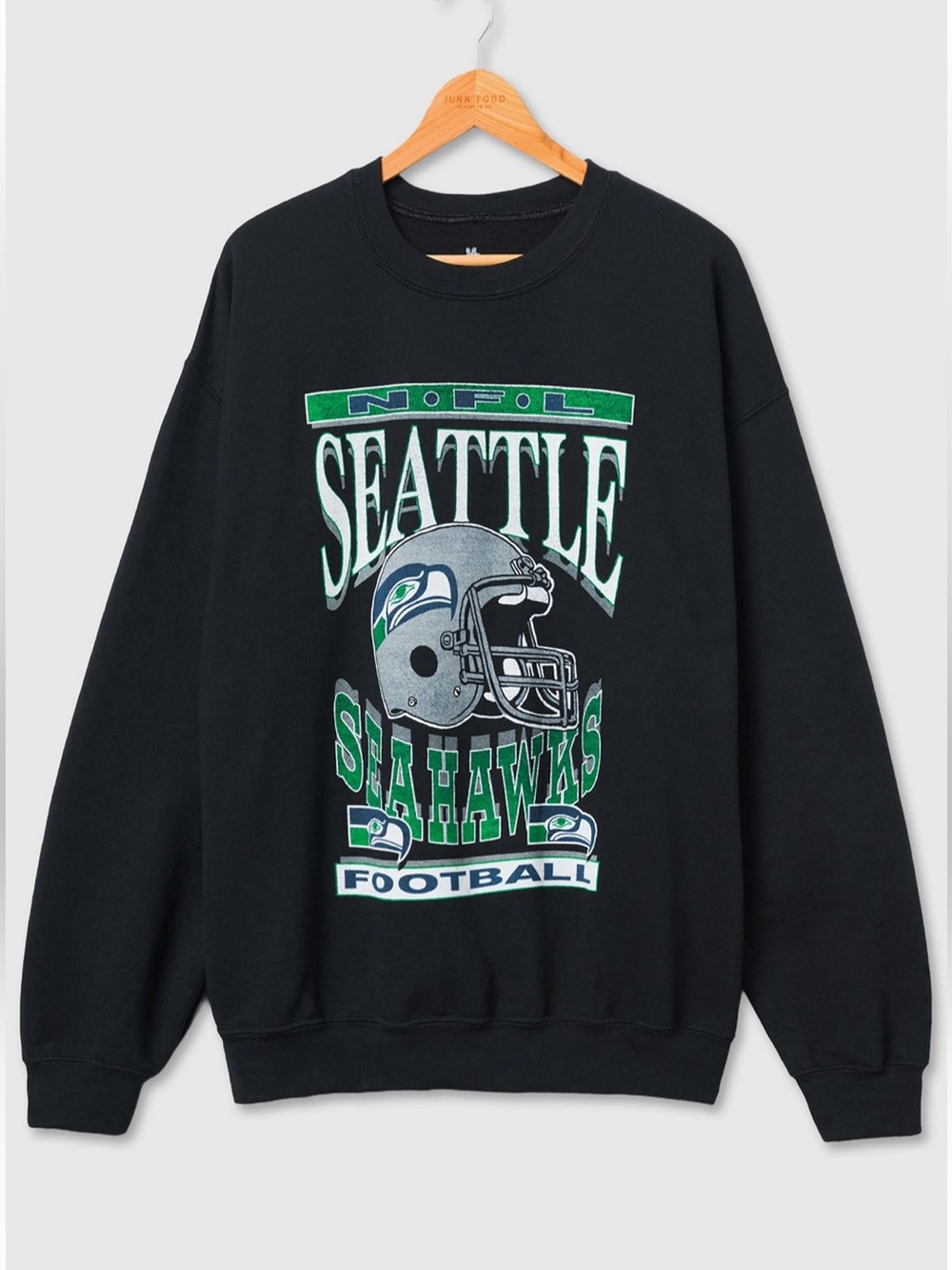 Junk Food Seattle Seahawks Graphic Crewneck Sweatshirt